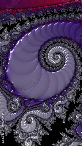 purple spiral