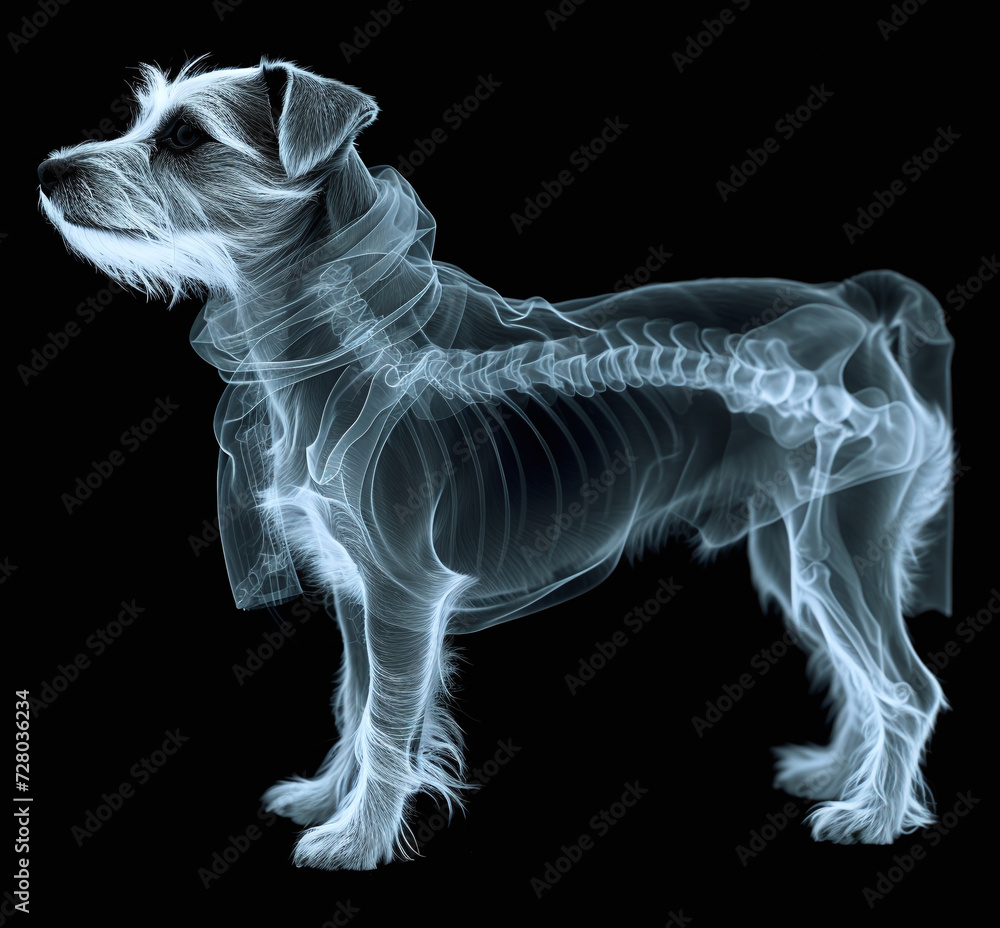 x ray of a dogs body x ray of a dogs body