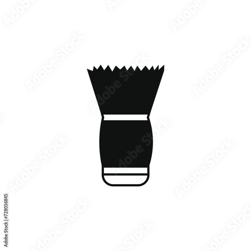 barber brush vector type icon