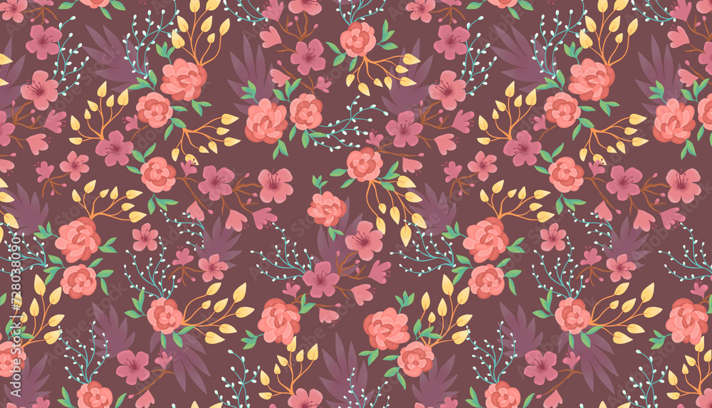 custom made wallpaper toronto digitalMotif fleurs de printemps