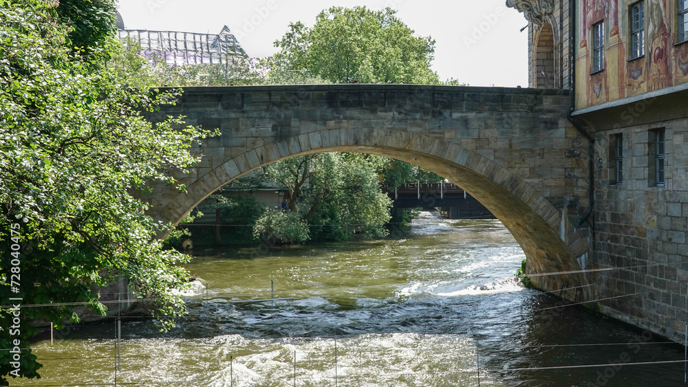 Fototapeta premium historisches Altes Rathaus in Bamberg