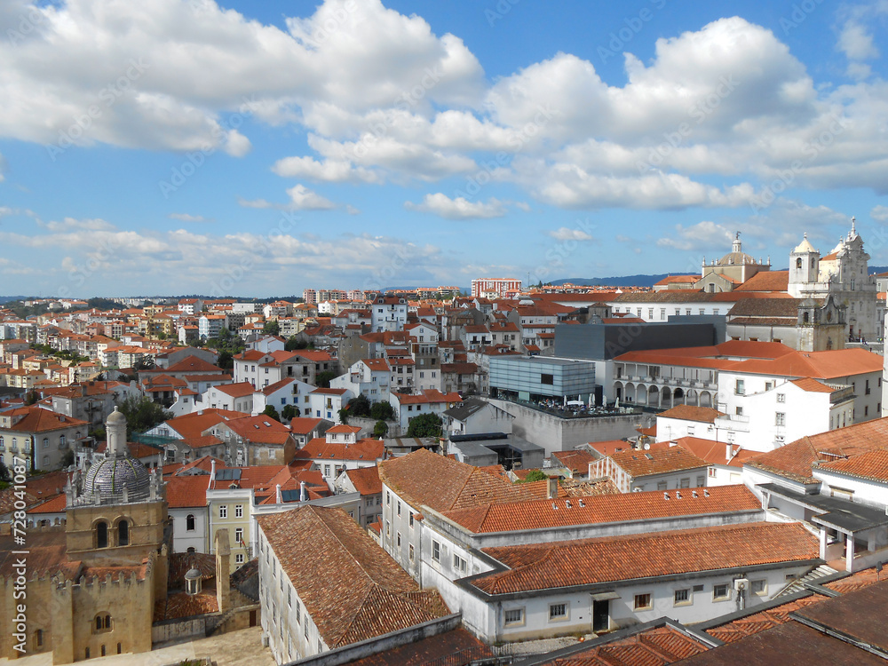 Aerial view of Coimbra, Portugal