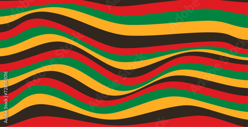 Black history month. February celebration. Freedom month banner. Annual American holiday. Vector illustration 