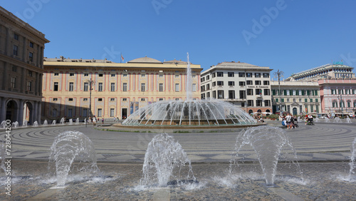 Palacio Ducal, Plaza Raffaele de Ferrari, Génova, Italia photo