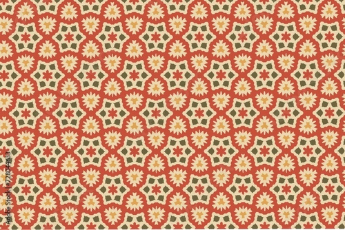 floral kaleidoscope mandala seamless pattern background