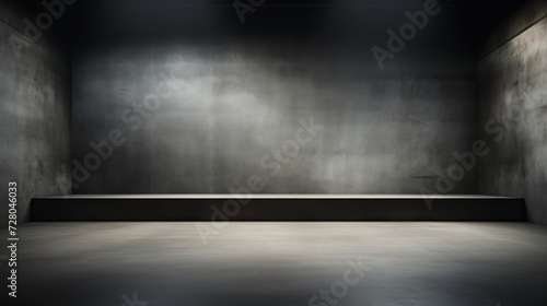 Minimalist Empty Stage with Soft Diffused Lighting