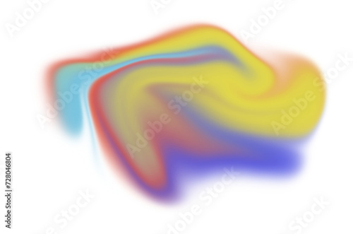 Abstract gradient, colorful blurred wave.