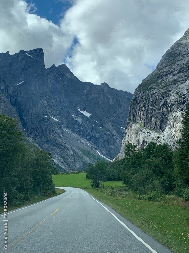 Fototapeta premium road to the mountains