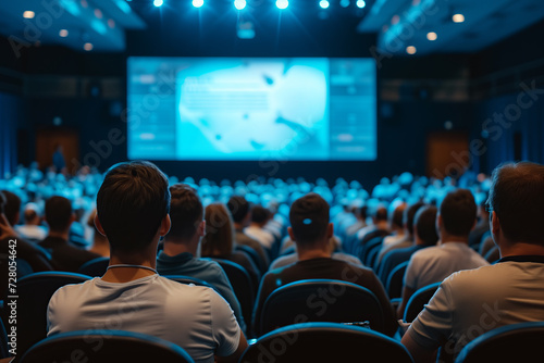 Audience Engaged in Conference Presentation