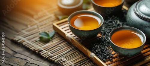 Discover the High-Quality Chinese Ginseng Oolong Tea: A Blend of High-Quality Chinese Ginseng and Oolong Tea for an Extraordinary Drinking Experience photo