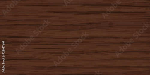 Uniform dark walnut wooden texture with horizontal veins. Vector wood background. Lining boards wall. Dried planks. Cherry wood swatch 2