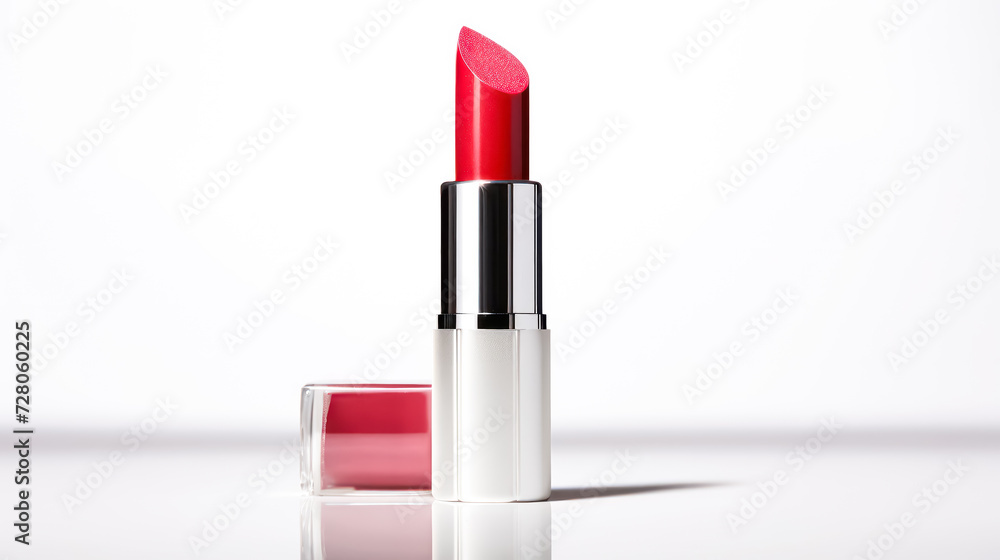 Explore the vibrant world of beauty with an enticing image featuring womens lipstick, showcasing its texture on a light background. A chic and stylish photo for cosmetic concepts. Explore the vibrant world of beauty with an enticing image featuring womens lipstick, showcasing its texture on a light background. A chic and stylish photo for cosmetic concepts.