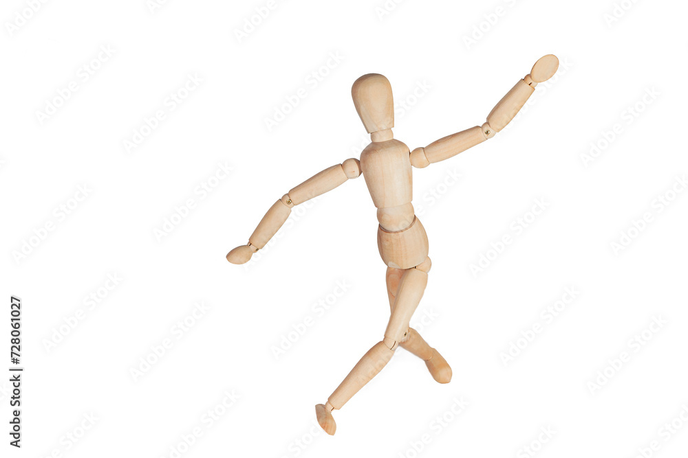 wooden puppet Used for modeling human gestures. wooden puppet Used for modeling human gestures.