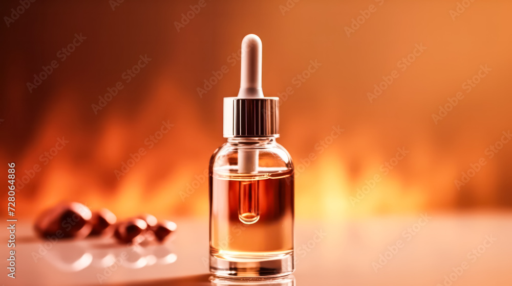 Discover the purity of skincare with a facial serum featuring natural ingredients in a transparent bottle. A clean and inviting image for beauty and cosmetic concepts. Discover the purity of skincare with a facial serum featuring natural ingredients in a transparent bottle. A clean and inviting image for beauty and cosmetic concepts.