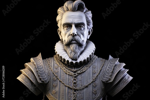 Miguel de Cervantes statue.