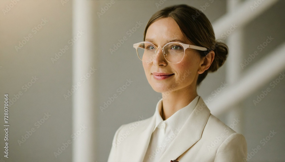 close up of a happy business woman. close up of a happy business woman.