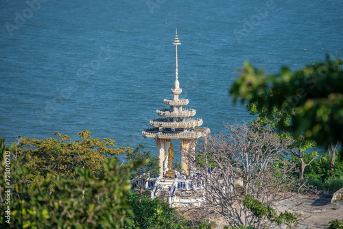 THAILAND PRACHUAP HUA HIN WAT KHAO TAKIAB photo