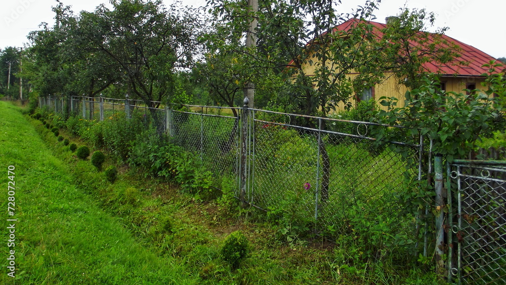 Rural homestead with lush green lawn Rural homestead with lush green lawn