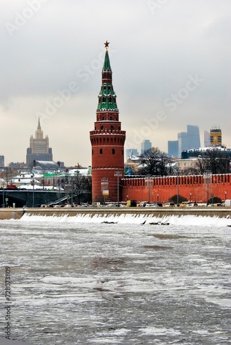 Obraz na płótnie Architecture of Moscow Kremlin. Color photo.
w salonie