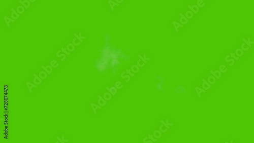 2D FX Cartoon SMOKE explosion Elements motion graphics hand-drawn animations of cartoon smoke effects on green screen. Alpha channel included .4K video. Transition. photo