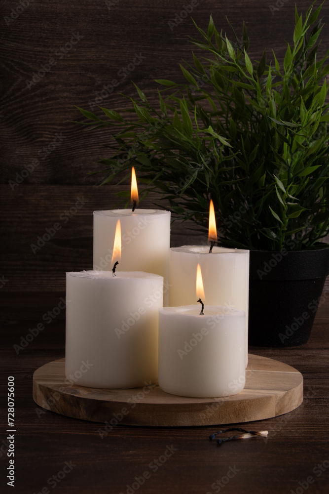 photo, candle, candlelight, burning, plant, flame, decoration, wax, background, celebration, photography, relaxation, glowing, night, light, table, religion, bright, spa, church, romantic, romance