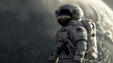 astronaut stepping out of a spacecraft onto a new, alien planet, embodying the concept of leaving comfort zone, with emphasis on the stark contrast between the spacecraft and the alien terrain