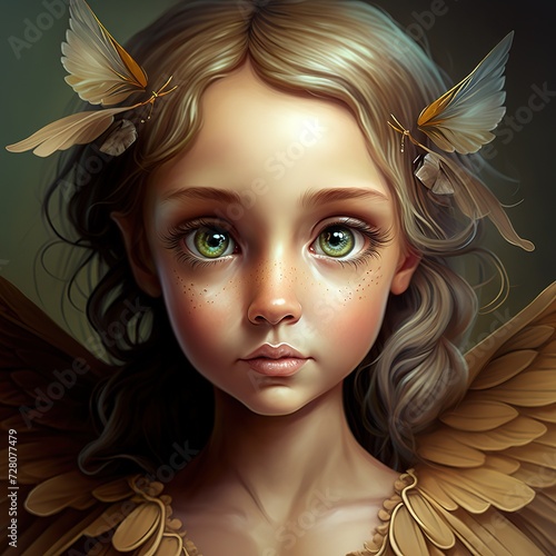 Beautiful Spring Fairy - Whimsical and Delightful Fantasy Art