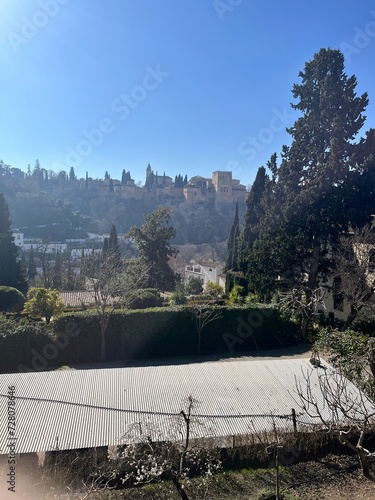 Lookout over the Alhambra, Granada, Spain photo