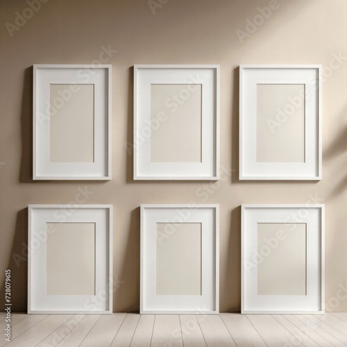 mockup  frame  white  decor  interior  blank picture  wall  interior  mock up  living room design  scandinavian style  interior  artwork. Home staging and minimalism concept