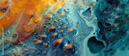 Macro Shots of Dried Paint on Glass - A Stunning Macro Photography Series showcasing the Intricate Details of Dried Paint on Glass Surfaces