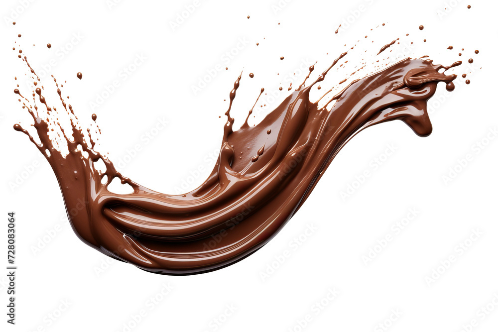chocolate splash isolated on white chocolate splash isolated on white