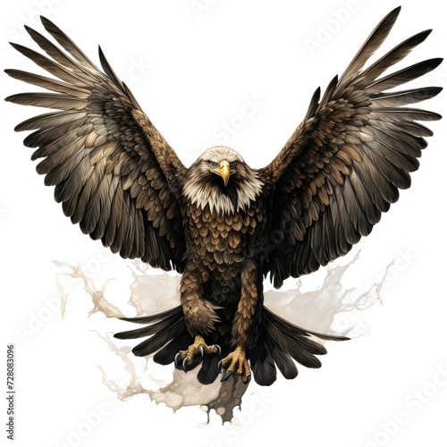 bald eagle in flight © Buse