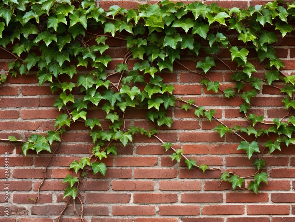 Ivy Vine Climbing Wall Growth and Perseverance Isolated on White Background AI Generated Ivy Vine Climbing Wall Growth and Perseverance Isolated on White Background AI Generated