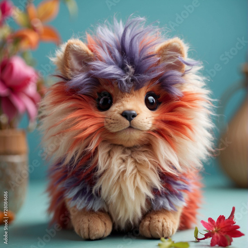 fluffy plush toys illustration © wonderland