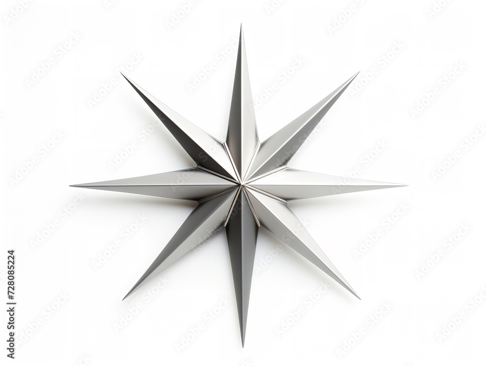 North Star Guiding Through Night Navigation and Hope Isolated on White Background AI Generated North Star Guiding Through Night Navigation and Hope Isolated on White Background AI Generated