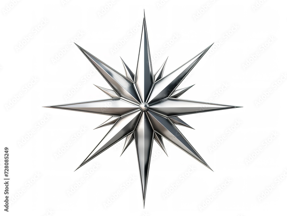 North Star Guiding Through Night Navigation and Hope Isolated on White Background AI Generated North Star Guiding Through Night Navigation and Hope Isolated on White Background AI Generated