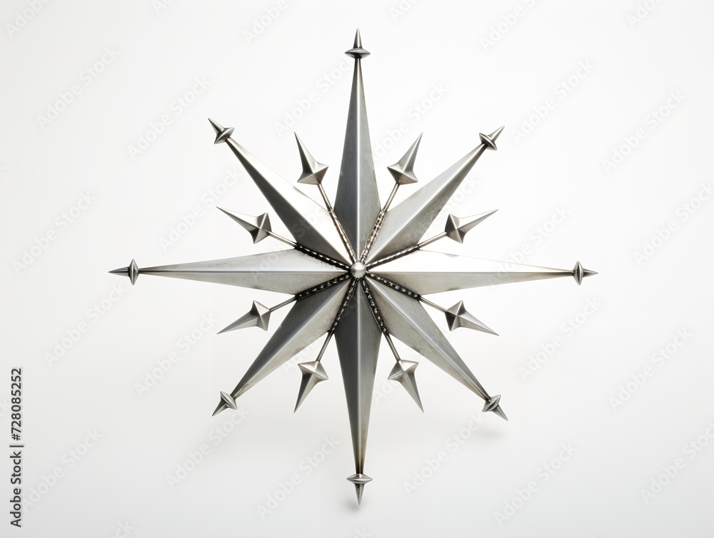 North Star Guiding Through Night Navigation and Hope Isolated on White Background AI Generated North Star Guiding Through Night Navigation and Hope Isolated on White Background AI Generated