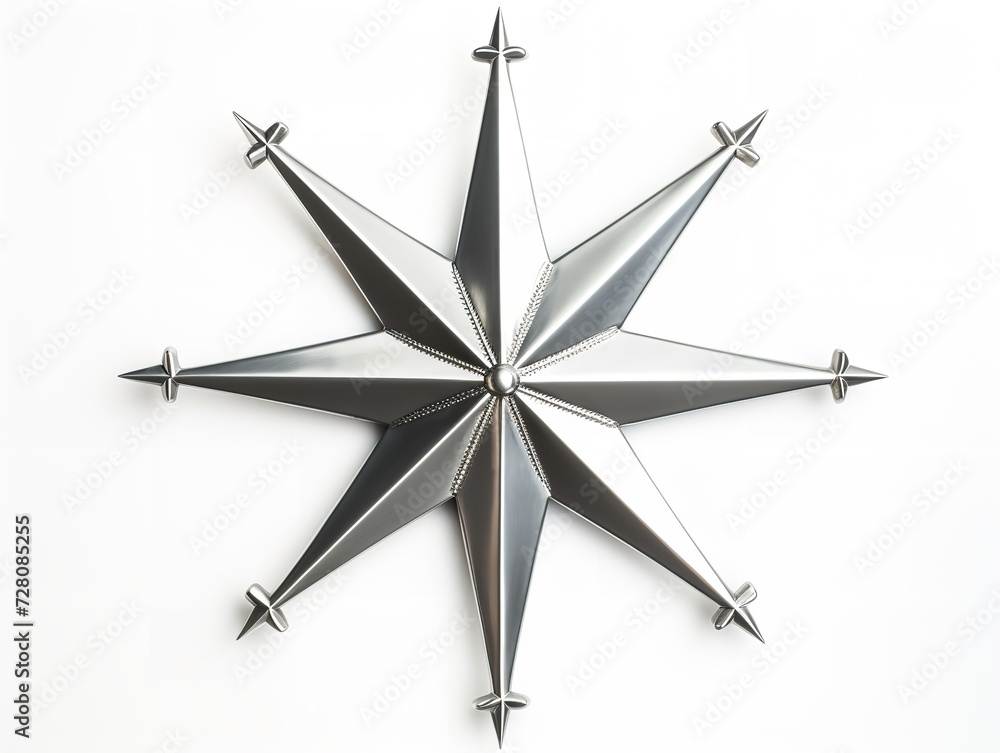 North Star Guiding Through Night Navigation and Hope Isolated on White Background AI Generated North Star Guiding Through Night Navigation and Hope Isolated on White Background AI Generated