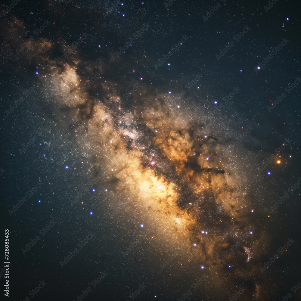 Stunning Deep Space Galaxy Image Capturing the Cosmic Splendor