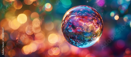 Round Bokeh Water Bubble Creates Mesmerizing Visuals
