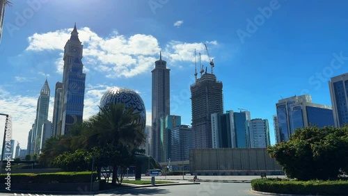 Wallpaper Mural city skyline with skyscrapers Torontodigital.ca
