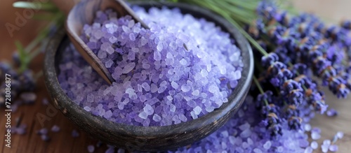 Indulge in the Relaxing Scents of Lavender Bath Salt - Immerse in Some Fresh Lavender Bliss