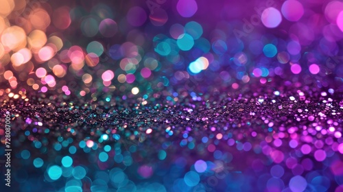 Glittery sequined texture  shining colorful background Generative AI.