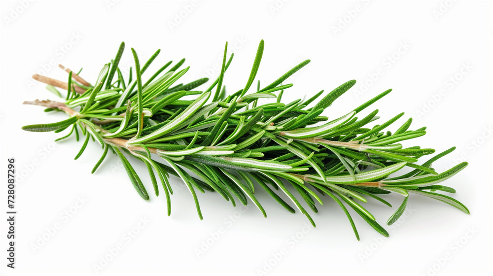 Isolated Rosemary Leaf Showcasing its Herbal Beauty on an Alpha Background