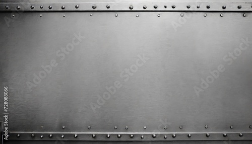 steel plate with rivets photo