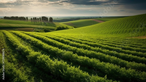 Wallpaper Mural Green and wide fields Torontodigital.ca