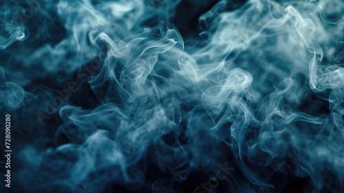 Smoky billowing gas cloud texture pattern background. Generative AI