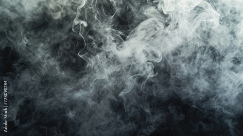 Smoky billowing gas cloud texture pattern background. Generative AI © Dvid