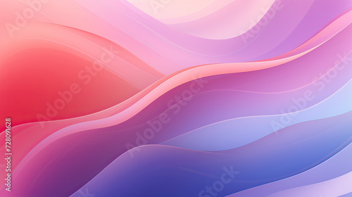 Softly transitioning forms in a gradient pattern, a visually captivating and meditative background Ai Generative