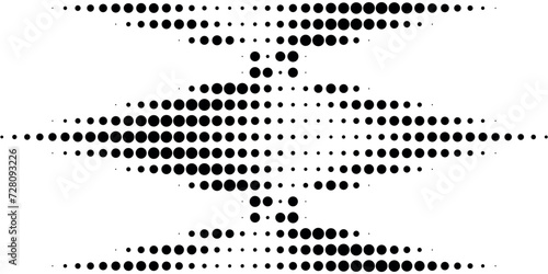 Background with monochrome dot texture. Polka dot pattern template. Background with black dots - dot background art eps 10